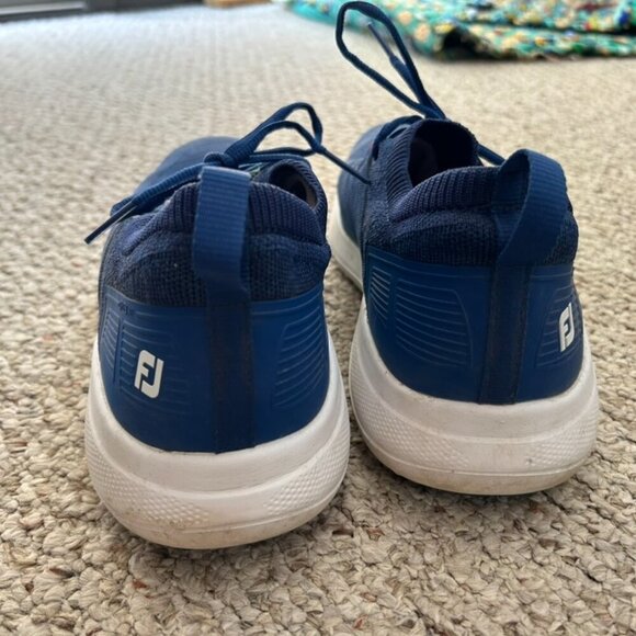 Men's FootJoy Flex XP Golf Shoes - Navy 56268 - Picture 4 of 10